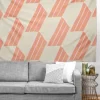 Sunshinecanteen Minimalist Pink Hex Tile Tapestry - Society6