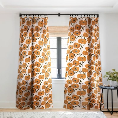 Alison Janssen Boho Poppies Single Panel Sheer Window Curtain - Society6 8 Alison Janssen Boho Poppies Single Panel Sheer Window Curtain - Society6 - Image 6