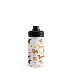 Avenie Dog Pattern Water Bottle - Society6