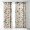 Alisa Galitsyna Dots And Flowers Single Panel Sheer Window Curtain - Society6 -Society6 GUEST bae456bf 06e9 450c 8ba7 e7c6c2bec004