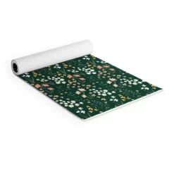 Emanuela Carratoni Meadow Flowers Theme (6mm) 70" X 24" Yoga Mat - Society6