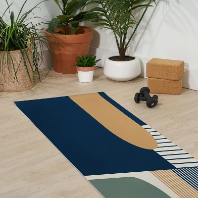 Sheila Wenzel-Ganny Cool Color Palette Pattern (6mm) 24" X 70" Yoga Mat - Society6 4 Sheila Wenzel-Ganny Cool Color Palette Pattern (6mm) 24" X 70" Yoga Mat - Society6 - Image 2