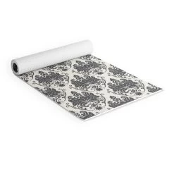 Avenie Luxury Damask Neutral (6mm) 70" X 24" Yoga Mat - Society6