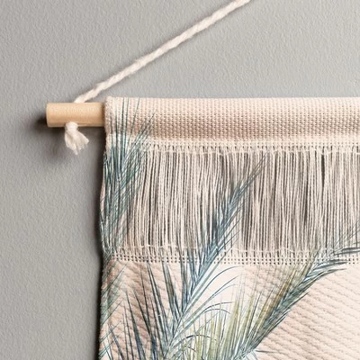 Eye Poetry Photography Tropical Palms On Blush Pink Boho Nature Fiber Wall Hanging - Society6 4 Eye Poetry Photography Tropical Palms On Blush Pink Boho Nature Fiber Wall Hanging - Society6 - Image 2