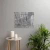 Alisa Galitsyna Dark Blue Grid Pattern Fiber Wall Art - Society6 -Society6 GUEST cc4a7d90 2376 4a2f 8b21 53f3a2856a95