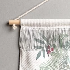 Dash And Ash Ferns And Holly Fiber Wall Hanging - Society6 -Society6 GUEST ccbc23e4 6032 4865 bc7c 4096999eaa8e