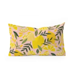 Cat Coquillette Lemon Blooms Blush Palette Oblong Throw Pillow - Society6 5 Cat Coquillette Lemon Blooms Blush Palette Oblong Throw Pillow - Society6 -Society6 GUEST cd92f728 ddae 4023 afe0 017468e1612c