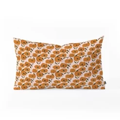 Alison Janssen Boho Poppies Oblong Throw Pillow - Society6 -Society6 GUEST cf1726f8 aace 437b b63c 6cb81c76fc20
