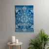 Sunshinecanteen Flores Cyan Large Portrait 22" X 31 1/2" Fiber Wall Hanging - Society6 -Society6 GUEST cf7302bb 826b 45d4 8190 be3770b95627