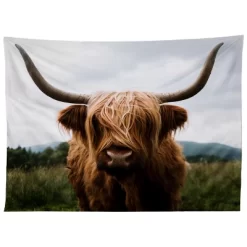 Michael Schauer Scottish Highland Cattle Tapestry - Society6 -Society6 GUEST da9bef06 c1f9 4e5a a9e5 7a2c9a75575a