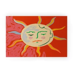 Sandrapoliakov HELIOS Looped Vinyl Welcome Mat - Society6 -Society6 GUEST df06141f d391 44d2 b9a6 63d6db4adaaa