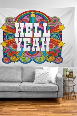 Pilgrim Hodgson Hell Yeah Tapestry - Society6