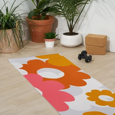 Sunshinecanteen Flower Power 1960 (6mm) 24" X 70" Yoga Mat - Society6 3 Sunshinecanteen Flower Power 1960 (6mm) 24" X 70" Yoga Mat - Society6 - Image 2
