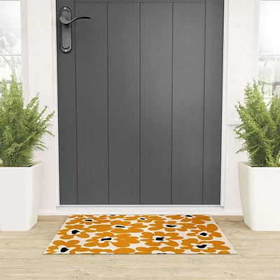 Miho Spring Summer Garden Looped Vinyl Welcome Mat - Society6 3 Miho Spring Summer Garden Looped Vinyl Welcome Mat - Society6
