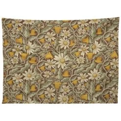 Sewzinski Retro Flowers On Brown Tapestry - Society6 -Society6 GUEST e812c9c7 6b80 4885 a546 05e5baaf71e4