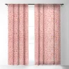 Alisa Galitsyna Vibrant Summer Pattern 2 Single Panel Sheer Window Curtain - Society6 -Society6 GUEST f08e50ad 4d32 4cd6 9e78 2dbca779a99a