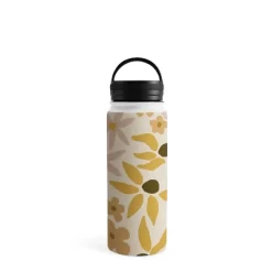 Urban Wild Studio Black Coffee Morning Tan Water Bottle - Society6 -Society6 GUEST f46c4172 7504 4794 8de8 e9953bcc8d66