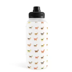 Dash And Ash Llama 32oz Water Bottle With Sport Lid - Society6