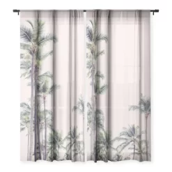 Eye Poetry Photography Palm Trees In La La Land Single Panel Sheer Window Curtain - Society6 -Society6 GUEST fcaf794a e62e 4bff 97ca 57dc400156bd