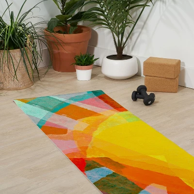 Sewzinski Sunbeams (6mm) 24" X 70" Yoga Mat - Society6 4 Sewzinski Sunbeams (6mm) 24" X 70" Yoga Mat - Society6 - Image 2
